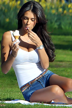 Georgia Salpa in a Park for The Celeb Matrix